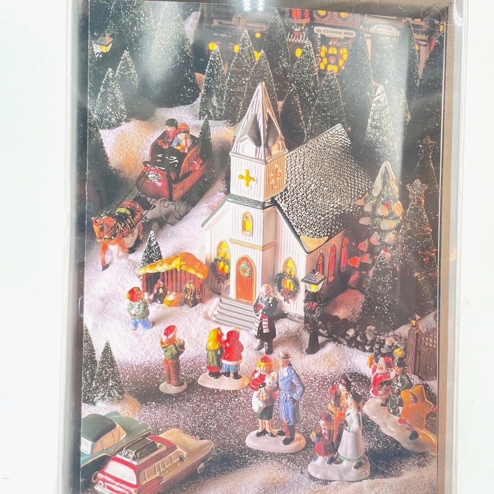 Dept 56 Original Snow Village Christmas Greeting Cards 18ct Box Sealed Unused